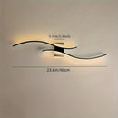 Aplique de pared LED moderno con función de luz regulable, material de vidrio, para sala de estar, comedor, oficina, dormitorio - Montaje semi empotrado, accesorio desmontable, cableado, no requiere batería, compatible con 85-265 V, incluye herrajes de i