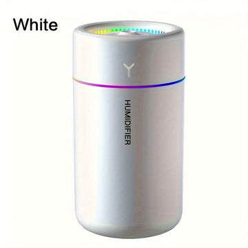 1pc Humidificador portátil USB Mini con luz nocturna LED, 2 modos de niebla, apagado automático, humidificador de aire ultrasónico silencioso para escritorio, coche, hidratación de la piel, regalo para niños/estudiantes/amantes para San Valentín/Hallowee