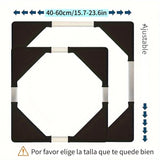 Carro de electrodomésticos de acero inoxidable para el hogar con 4 ruedas de bloqueo - Base ajustable para el movimiento, también a prueba de humedad y choque, con diseño elevado adecuado para la base de rodillos ajustable del refrigerador/máquina de lav