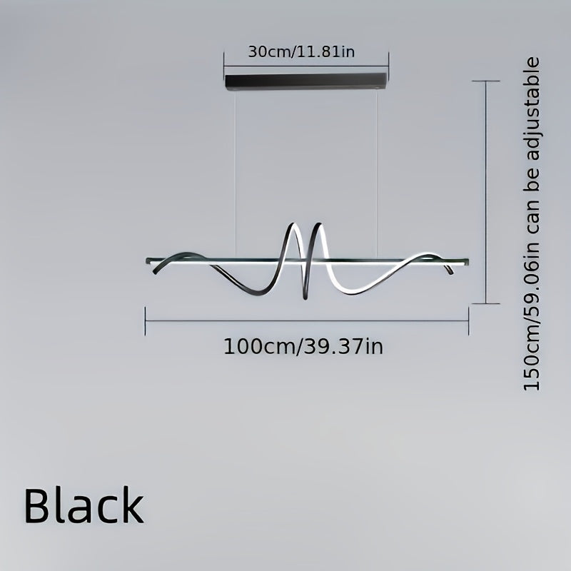 1 pieza de lámpara de techo moderna con espiral LED, ajustable y extraíble para dormitorio, sala de estar, pasillo, enchufada 110V-240V