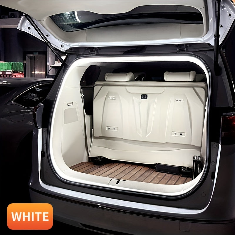 Luces LED Ambientales para Maletero con Sensor Automático sin varillas, Decoración Interior de Coche y Caja Trasera