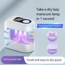 Mini lámpara portátil para uñas con pantalla digital, carga USB, ideal para gel de plástico, uso en casa, viajes y salones, imprescindible para amantes de la belleza, regalo perfecto para cumpleaños y festividades