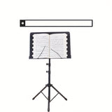 AIWELLKAY Tira de Luces LED para Escenario - Iluminación Musical Recargable por USB con Base Magnética, Barra Delgada para Orquestas, Conciertos y Presentaciones - Compatible con Altavoces y Equipos de Escenario, Efectos para Shows, Diseño Elegante, Cons