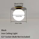 Luz de techo de oficina redonda y sencilla, luz de techo semi-revestida moderna, base de bombilla E27, adecuada para salas de reuniones, oficinas, hogares y salas de estudio (excluyendo bombillas)