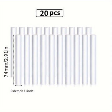 30/20/10 piezas de núcleo de algodón absorbente para humidificador, esponja, filtro, varilla de esponja, fibra volátil para perfume