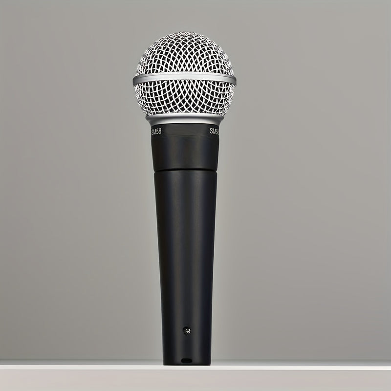 El micrófono dinámico SM58 es ideal para diversas ocasiones como presentaciones en vivo, fiestas, intercambios de conferencias, actividades escolares y servicios religiosos, capturando claramente las voces humanas