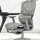 Butaca Ergonómica de Oficina - Silla Reclinable con Altura Ajustable, Soporte Lumbar, Respaldo en Malla Transpirable y Estructura Metálica, Diseño Fácil de Limpiar para Hogar, Juegos y Comodidad Duradera, Cojín Moderno