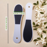 Lijadora de pies para pedicura con mango de plástico, reemplazable, higiénica, segura y asequible para uso en salones, spas y hogares. Diseño ergonómico antideslizante, no necesita batería, herramientas para pedicura, cuidado de pies en salones, herramie