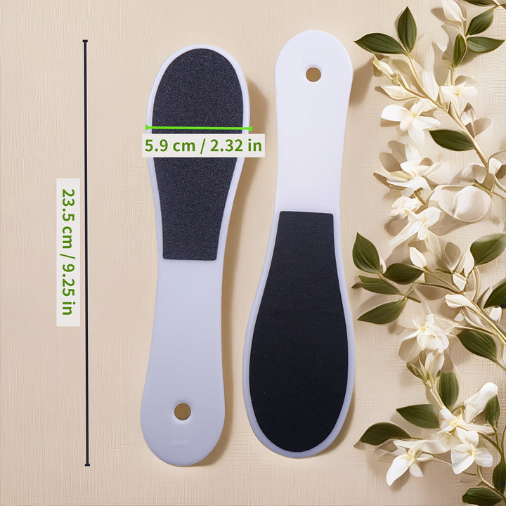 Lijadora de pies para pedicura con mango de plástico, reemplazable, higiénica, segura y asequible para uso en salones, spas y hogares. Diseño ergonómico antideslizante, no necesita batería, herramientas para pedicura, cuidado de pies en salones, herramie