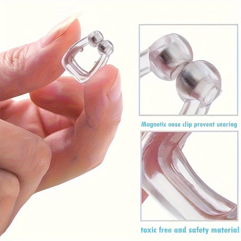 Respiración suave, sueño tranquilo, seguro y saludable, clip nasal universal para hombres y mujeres