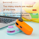 Sellador de calor portátil para bolsas de snacks de comida, máquina de sellado de vacío para comida, clip de sellado de snacks para bolsas de almacenamiento de embalaje de plástico, mini sellador de mano para el hogar, adecuado para sellar bolsas de plás