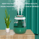 Humidificador portátil ultrasilencioso con luz nocturna, gran capacidad, alimentación por USB, protección de apagado automático, ideal para dormitorio, oficina y hogar, alivia el aire seco, regalo perfecto para Navidad, Año Nuevo o cualquier ocasión