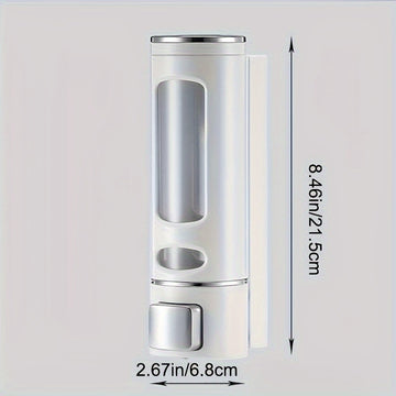 Dispensador de Jabón Manual de 400ml para Montar en Pared - Perfecto para Cocina, Baño y Sala de Estar