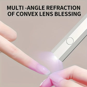 1 lámpara de gel para uñas de mano con pantalla digital, inalámbrica, de secado rápido y diseño compacto para el hogar, salón, viajes - Recargable por USB, pantalla LCD, plástico duradero - Regalo perfecto, accesorios para técnicos de uñas, tecnología de