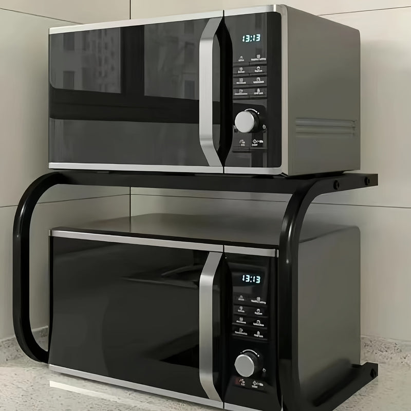 Rejilla de almacenamiento para microondas, encimera multifuncional de cocina, rejilla para horno, rejilla de almacenamiento especial para arrocera doméstica de varias capas (1pc)
