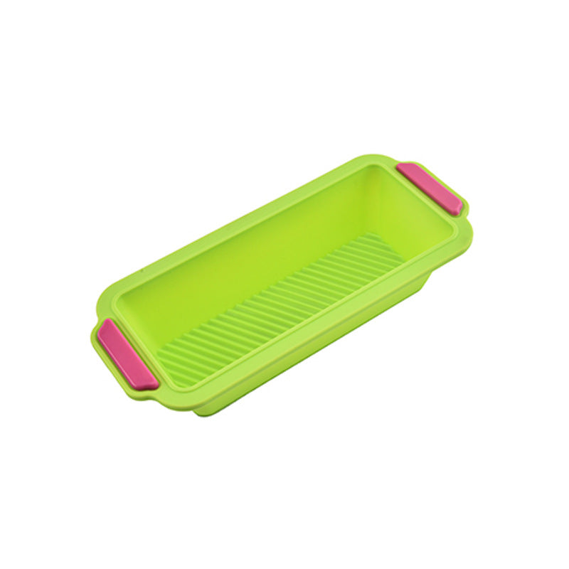 Molde de silicona antiadherente para tartas, herramienta para hornear, molde rectangular para hornear tartas de silicona, sin BPA, molde rectangular para pasteles, pan tostado, molde para tartas de silicona, fácil de limpiar, resistente al calor