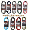 Cables de amplificador de guitarra eléctrica y bajo de alta calidad - 10 pies/20 pies, fidelidad superior, flexibilidad duradera, compatible con todos los instrumentos, uso en escenario y estudio, cable de amplificador.