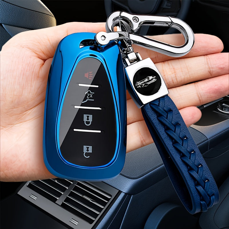 1pc Funda de Llave para Coche a la Moda Resistente a Arañazos Adecuada para Modelo de Alta Gama