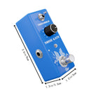 Pedal de Puerta Antiruido para Guitarra Eléctrica - Alimentado por USB con Perillas de Volumen y Tono, Procesamiento Simultáneo Analógico y Digital para Reducción de Ruido y Claridad, Diseño Audaz en Azul/, Equipo Musical, Electrónica de Alta Calidad, Co