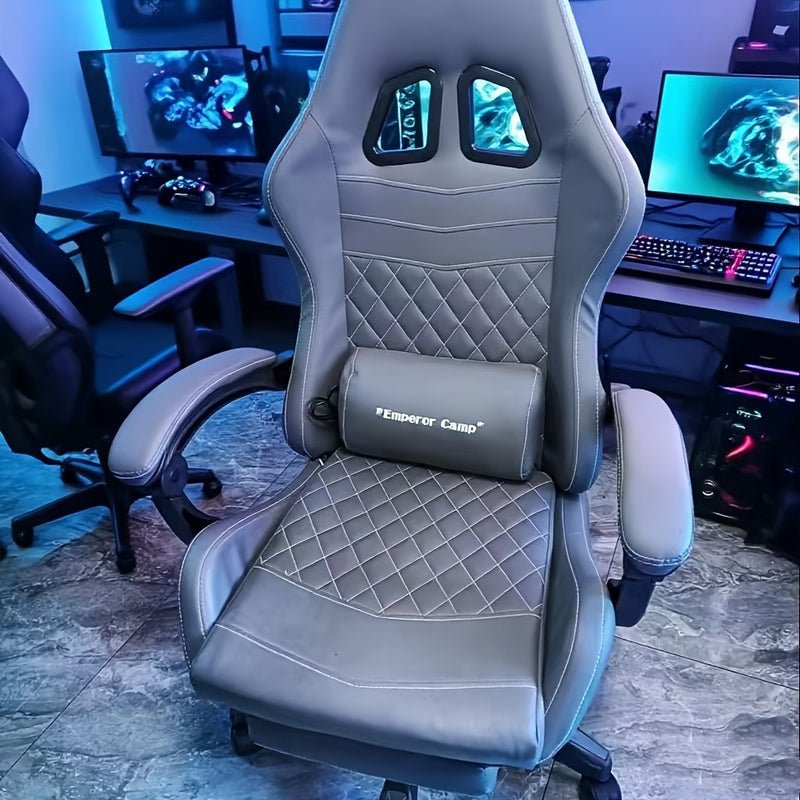 Una silla ergonómica práctica, duradera y única para gaming con rotación de 360°, ideal para oficinas en casa o juegos. Fácil montaje y base metálica estable que ofrece comodidad durante largas sesiones