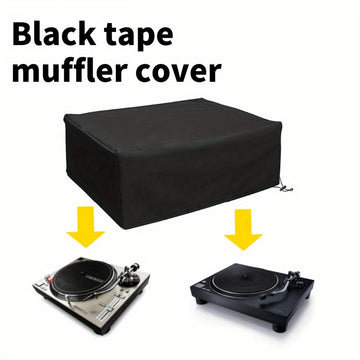 1pc Tapa de polvo para tocadiscos de vinilo retro - Protector de altavoz de tocadiscos impermeable para el hogar sin operación de batería
