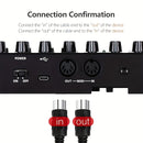 1 Paquete 3.0 metro/5.0 metro/7.0 metro Macho a Macho Cable MIDI de 5 pines para Teclado Synth, Tarjeta de Sonido Externa, Teclado MIDI, Sintetizador de Rack, Muestreador, Fuente de Sonido y Otro Equipo de Música, Negro