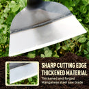 21/23/26 pulgadas, tres tamaños de azadas metálicas semiovaladas, herramienta duradera para desmalezar y limpiar césped, adecuada para jardinería y paisajismo, soldadura integrada sin mango de madera.