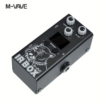M-VAVE IR-BOX Guitarra Bajo Multi-Efectos 32 Opciones de Preset Disponibles Configuración de Aplicación de Teléfono, EQ de 9 Segmentos, como Efector de EQ Individual, Efecto de Guitarra