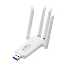 Repetidor de señal WiFi USB OEKE-1 con 4 antenas - Extensor inalámbrico 2.4GHz, velocidad de datos de 300 Mbps, señal superadora de 2.4G, conexión directa SSID, ideal para uso en hogar y oficina, accesorio de Wi-Fi para oficina | Diseño elegante negro |