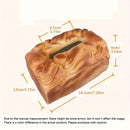 1pc Caja de Pañuelos con Forma de Pan - Diseño Artesanal Realista, Portapañuelos Circular de Plástico Duradero para Cocina y Sala de Estar Decorativa - Accesorio de Almacenamiento Detallado con Textura de Corteza