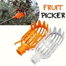 Recogedor de Frutas Reutilizable Ligero con Mango Ergonómico - Herramienta de Cosecha Segura para Alimentos en Polipropileno Amarillo, Ideal para Huertos, Granjas y Jardines Domésticos - Equipo Práctico y Duradero, Diseño Moderno, Construcción Robusta, A