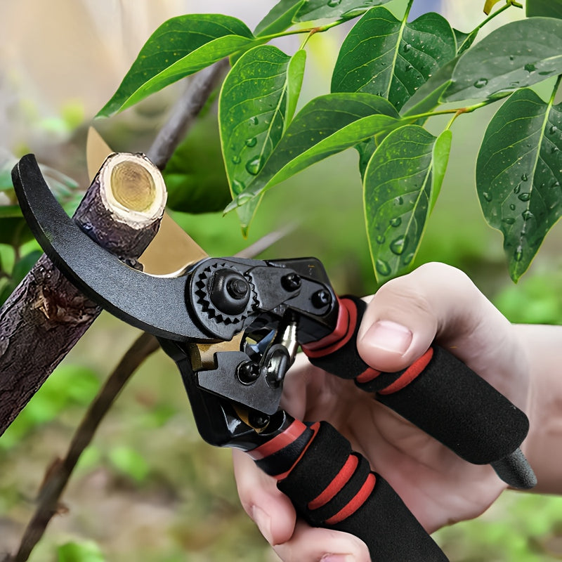 Herramienta de Podar Jardinería Multifuncional, Cortatijas Manuales Súper Afilados y Resistentes, Tijeras Profesionales Multipropósito para Plantas, Flores y Arbustos