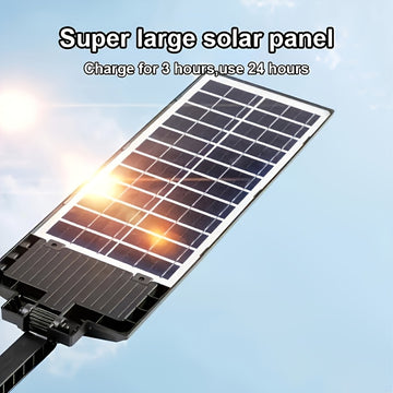 1 unidad de foco solar para jardín con 504 LED, luz exterior de pared con sensor de movimiento, montaje semiempotrado, 3 modos, batería de litio recargable, iluminación exterior para jardín, pared, garaje, porche - incluye hardware de montaje y control r