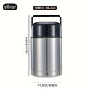Un juego de loncheras, caja grande, taza termo, botella al vacío de acero inoxidable, contenedor portátil para comida y sopa de acero inoxidable, adecuado para el regreso a clases, útiles escolares y aula, suministros de cocina