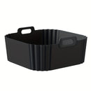 8,86 pulgadas de reutilizables, rectangulares, de silicona para freidor de aire, para Ninja AF140, AF141, AF180, AF181, Philips HD9270 y otros modelos - Antiadherente, resistente al calor, fácil limpieza, accesorio para hornear | Forma cuadrada | Silicon