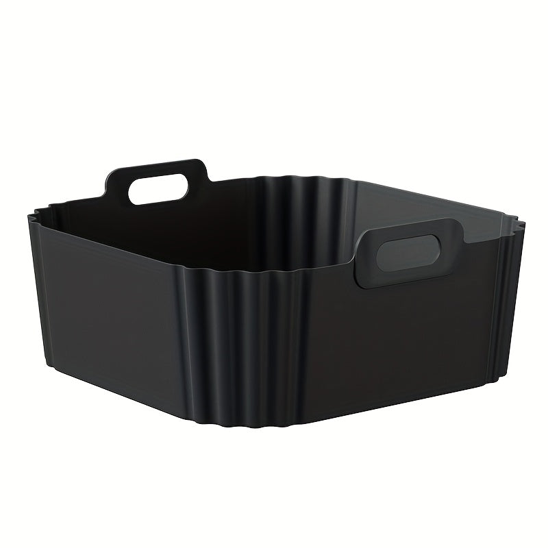 8,86 pulgadas de reutilizables, rectangulares, de silicona para freidor de aire, para Ninja AF140, AF141, AF180, AF181, Philips HD9270 y otros modelos - Antiadherente, resistente al calor, fácil limpieza, accesorio para hornear | Forma cuadrada | Silicon