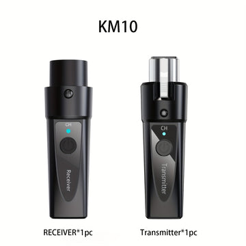 Transmisor inalámbrico de micrófono XLR, sistema inalámbrico de micrófono de 2,4 GHz, adaptador de micrófono inalámbrico recargable para mezcladores, micrófono dinámico