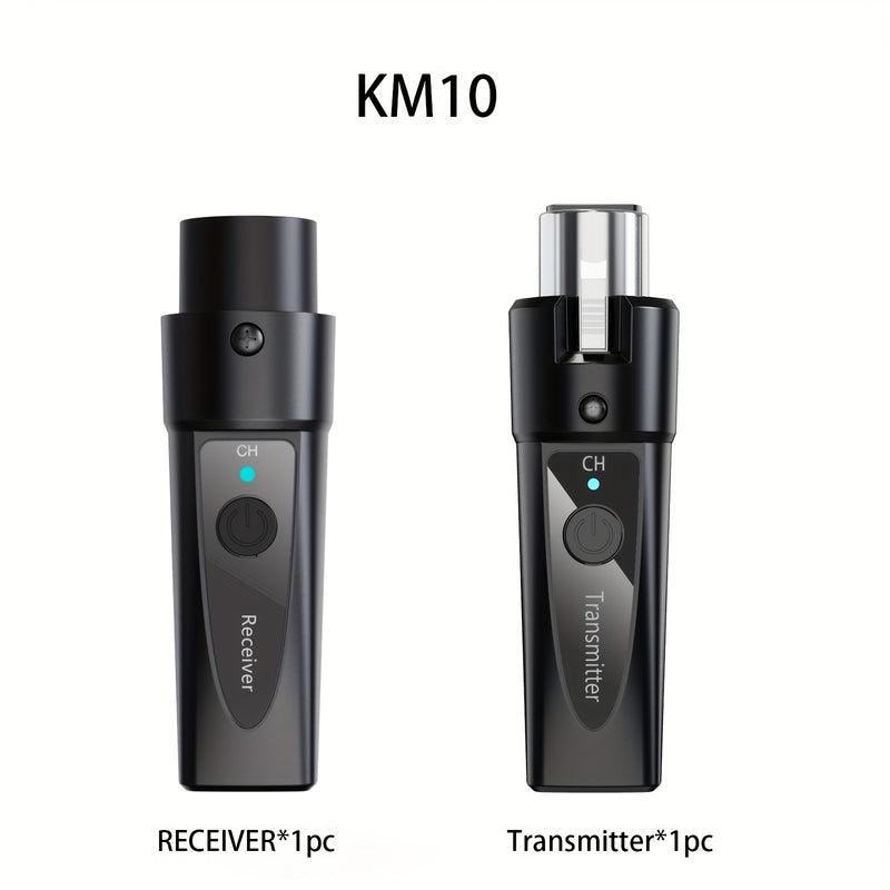 Transmisor inalámbrico de micrófono XLR, sistema inalámbrico de micrófono de 2,4 GHz, adaptador de micrófono inalámbrico recargable para mezcladores, micrófono dinámico