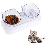 Plato Doble Comedero Y Bebedero Para Mascotas 01976