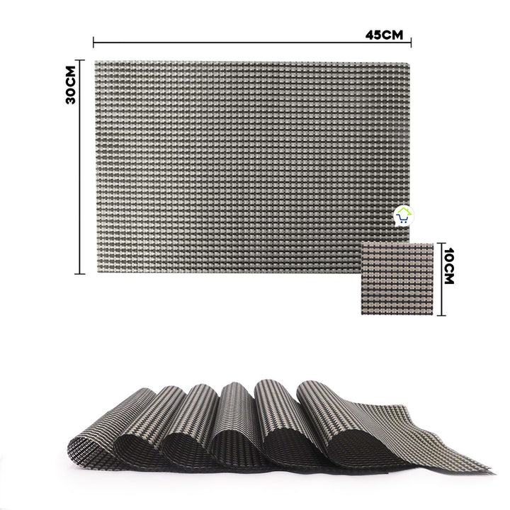 Set Mantel Individual x6 Portavasos Mesa Decorativo Cocina P196