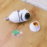 Cámara Seguridad IP Bombillo Wifi Panorámica 8177QT