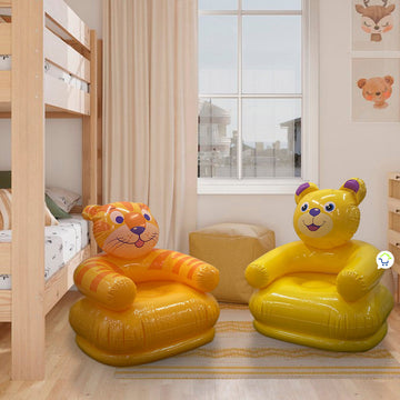 Silla Puff Infantil Portable Sillón Inflable Niños 68556NP