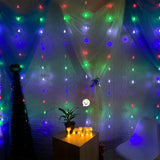 Cortina De Arboles Navideños 2.8 M 120 LEDS Navidad Multicolor 1817