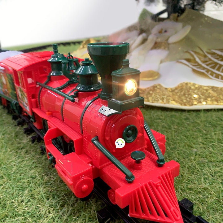 Tren Clásico 24 Piezas Luces Sonidos Infantil Árbol Navidad TCNO3
