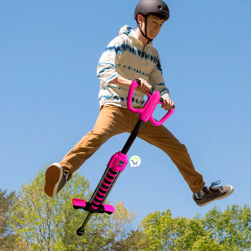 Juguete Saltarín Pogo Stick Saltador Contador Digital 658A
