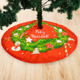 Pie De Árbol Falda Navideño Decoración Tapete YG-946