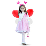 Disfraz De Mariposa Hada Alas Diadema Varita Halloween OF491
