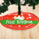 Pie De Árbol Falda Navideño Decoración Tapete YG-946