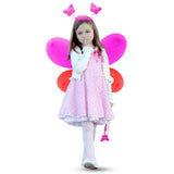 Disfraz De Mariposa Hada Alas Diadema Varita Halloween OF491