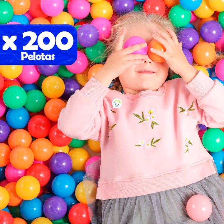 Pelotas Para Piscina Multicolor Plásticas P153